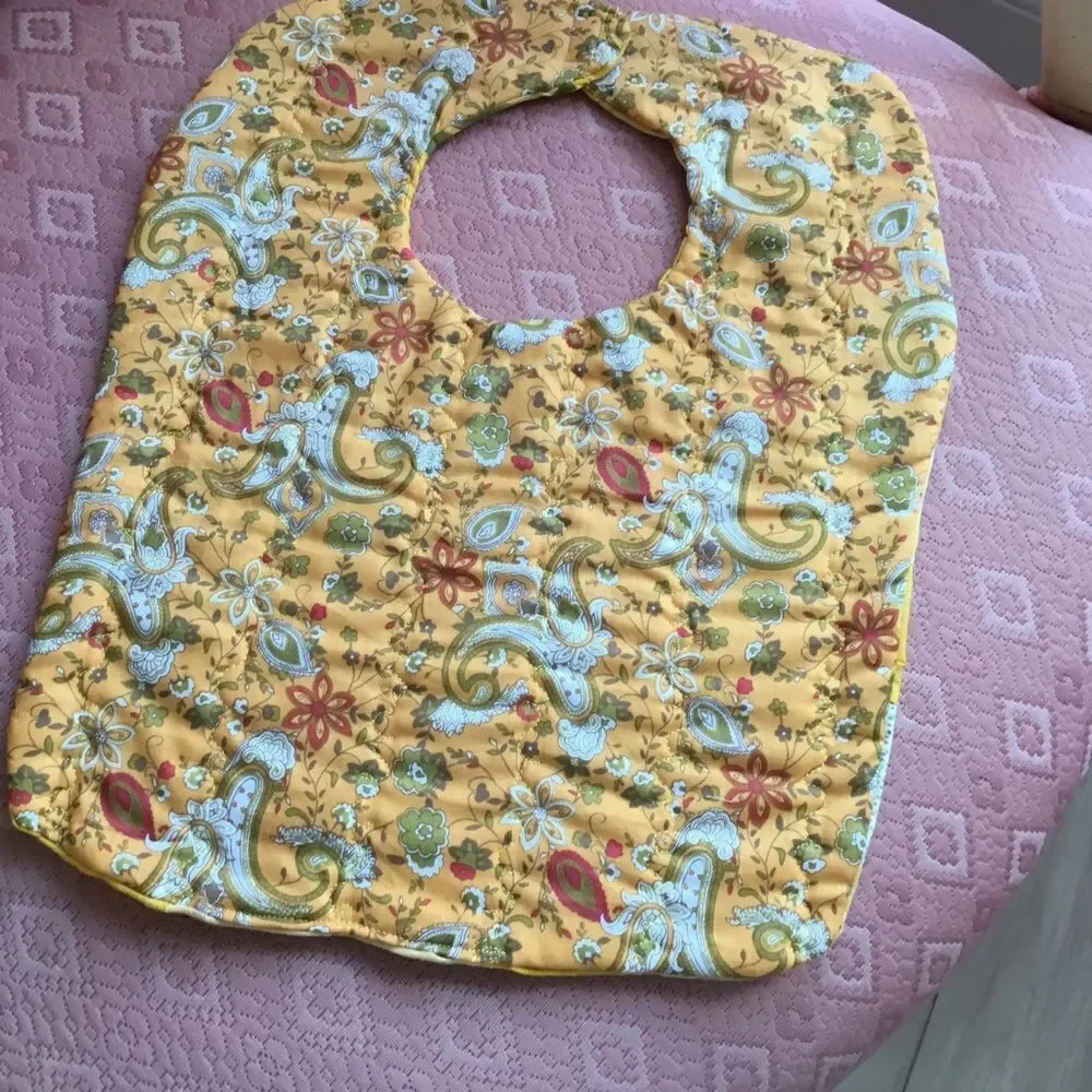 3/$25 or $12 ea. NWT Reversible Baby Bib in Yellows